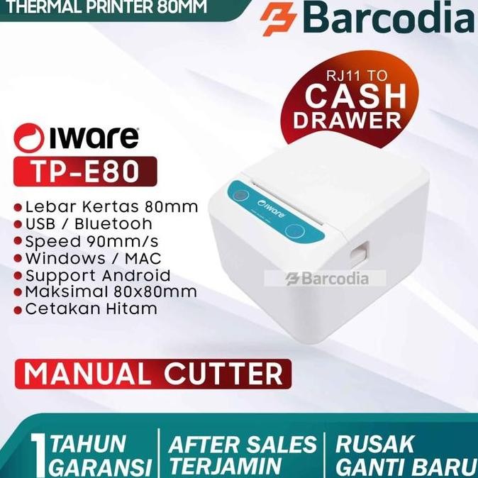 Thermal Printer Bluetooth 80mm IW TP-E80BT Printer Thermal 80mm