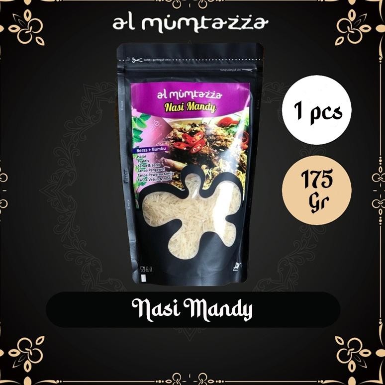 

ready Al Mumtazza - Nasi Beras Timur Tengah / Nasi Mandy / Uk Kecil 175 gram / Uk Besar 350 gram murah