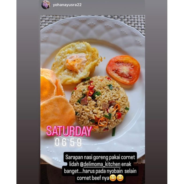 

ready Homemade Corned Tongue 400 gram Kornet Lidah Sehat Non-MSG Lembut Juicy Tanpa Pengawet murah