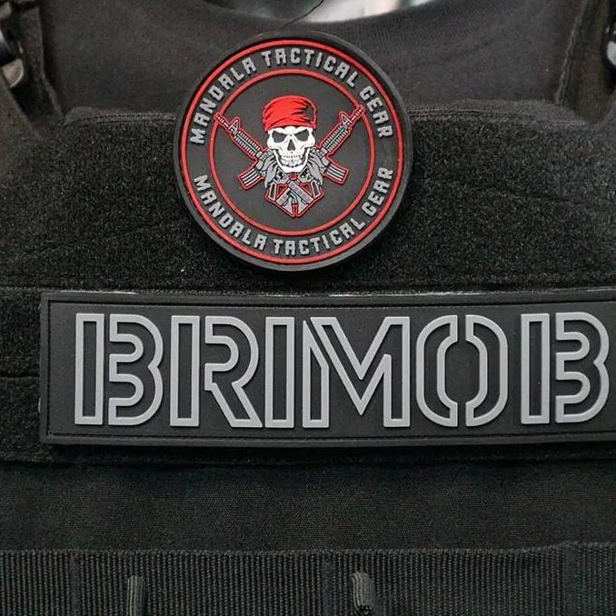 patch Brimob / Patch rubber Brimob / patch Rompi patch Bodyvest / murah