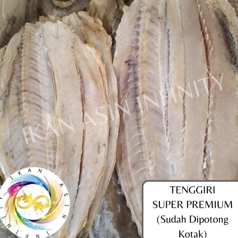 

ready Ikan Asin Tenggiri Super Premium (Potong Kotak) (1000 gram / 1 Kg) murah