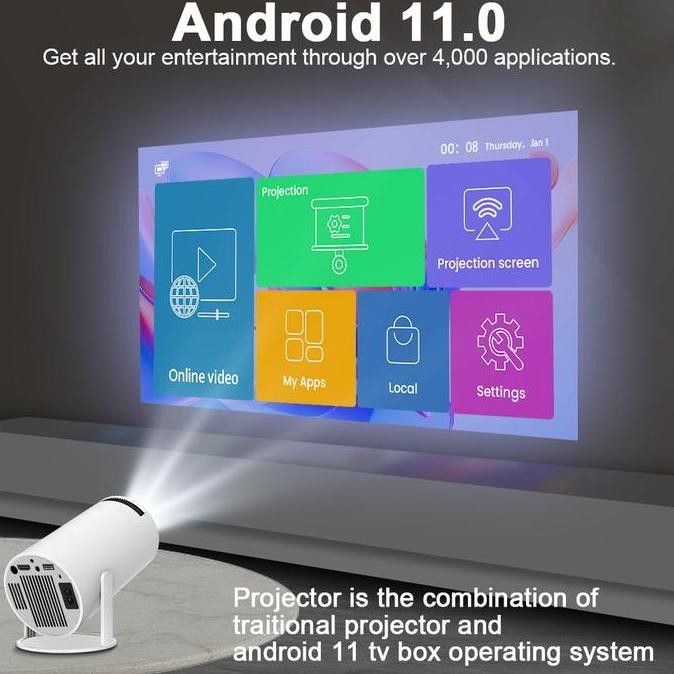 Proyektor projector Android WIFI BLUETOOTH
