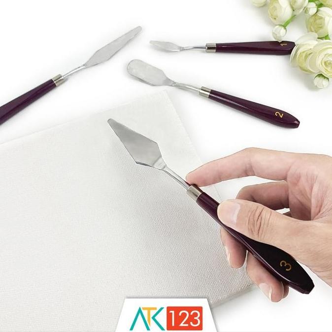

ready Pisau / Spatula Lukis / Palet / Tanah Liat / Dekorasi Kue / Artist Painting / Mixing Palette / Clay / Cake Frosting Knife / Knives / Scraper Set PNKN-AP5