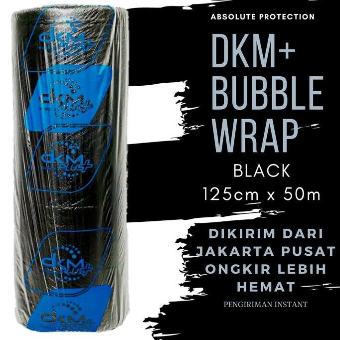 

ready stock PLASTIK BUBBLE WRAP DKM+ BLACK 125CM X 50M