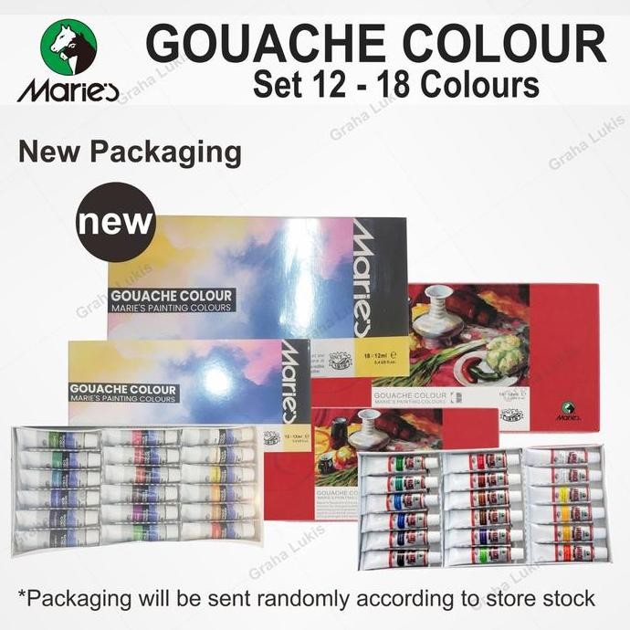 

ready MARIES GOUACHE COLOR SET 12