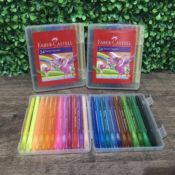 

ready Faber-Castell Twist Crayons 24 520624