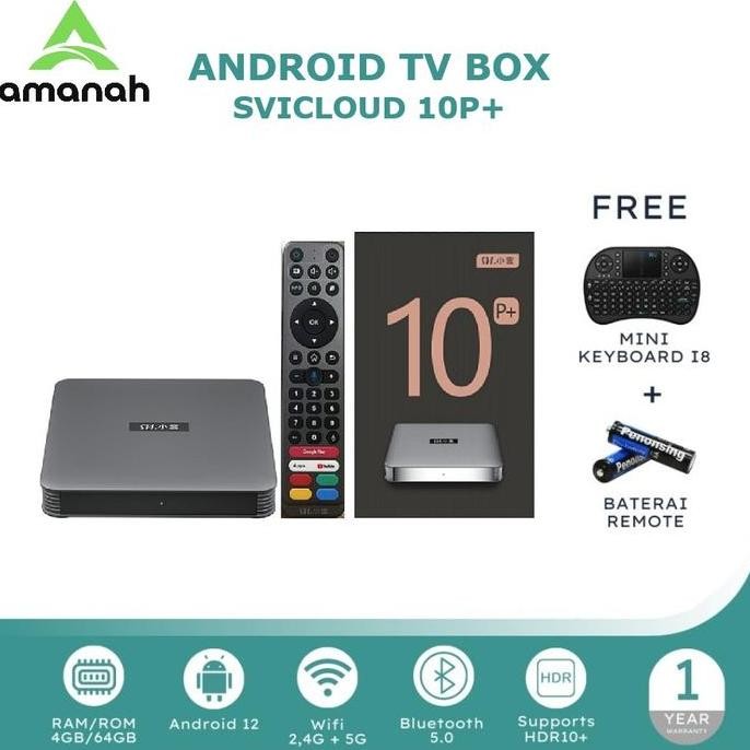 new  Svicloud TV Box Android TV & Google TV