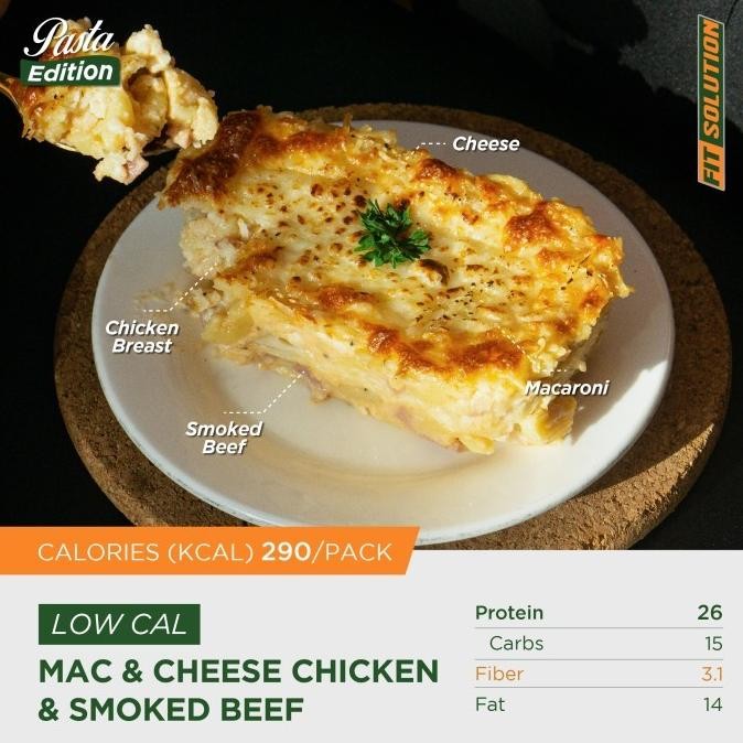 

(Expert) LOW CAL Mac & Cheese Smoked Beef & Chicken | Prep Meal Catering Diet | Ready to Eat