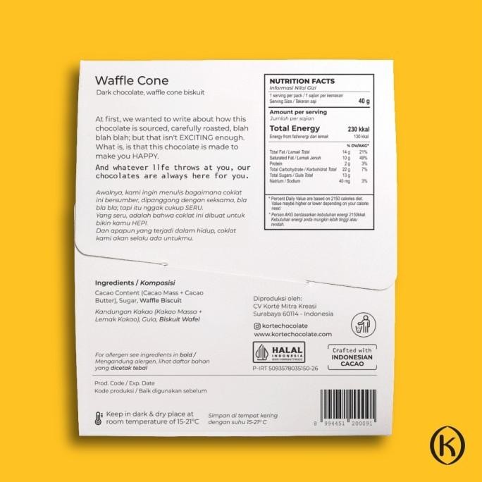

(Expert) Korte Waffle Cone Chocolate Bar
