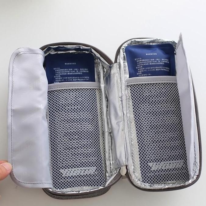 vara EverToner Insulin Cool Bag Insulin Cooler Refrigerated Box Portable Diabetic Organizer Medical 