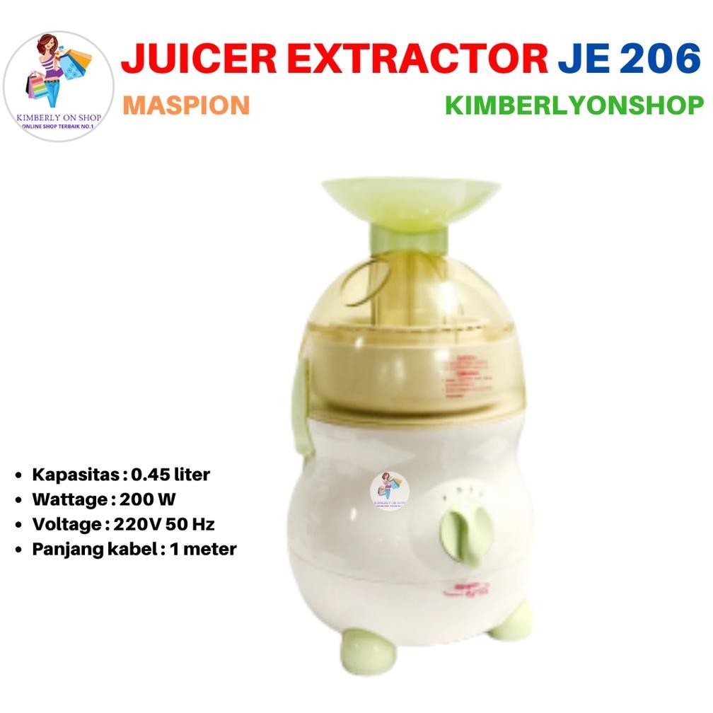 Juicer Extractor Blender Je 206 Maspion Terlaris
