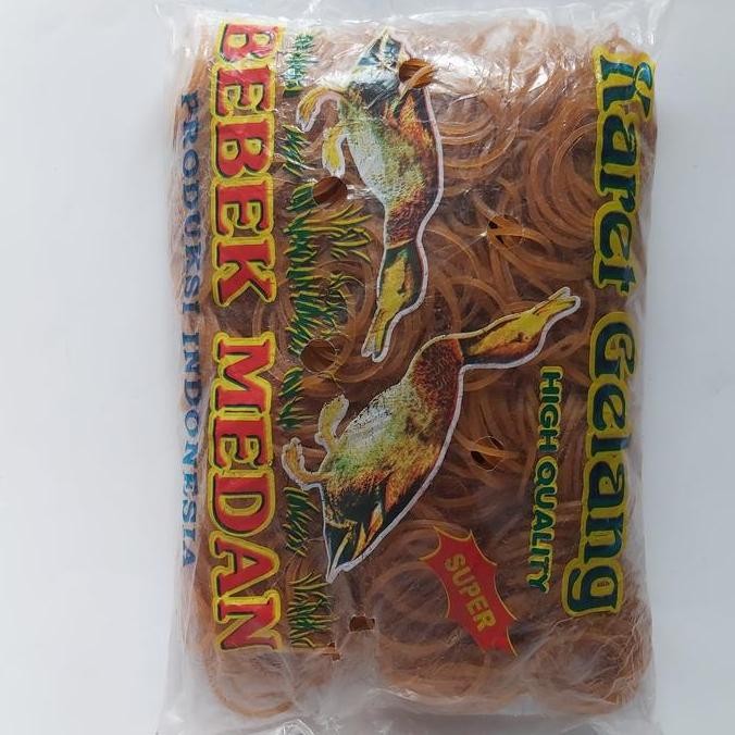 

baru !!! Karet Gelang High Quality Super merek Bebek Medan 500 Gram