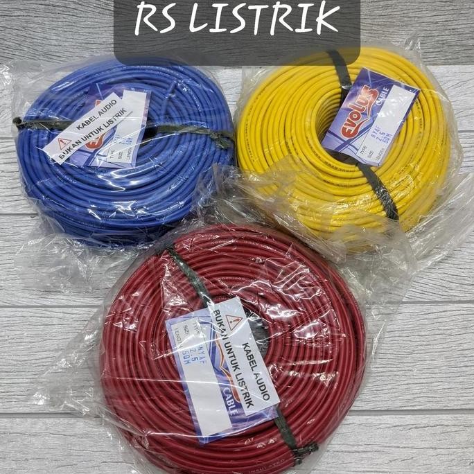 ready Kabel NYAF 2,5mm Serabut 50Meter Kabel Tunggal Serabut