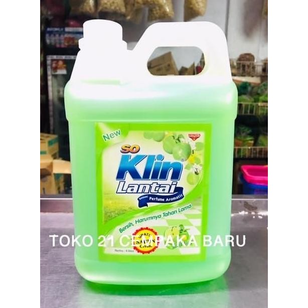 So Klin Lantai FRUITY APPLE 4 LITER |Soklin Lantai 4Liter 4L 4 L Murah murah