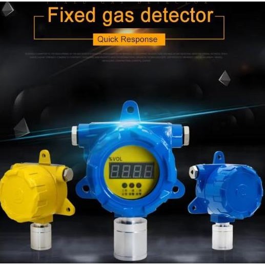 Bosean Fixed Gas Detector Oksigen/Karbon Monoksida/Hidrogen Sulfida O2/CO/H2S BH-60