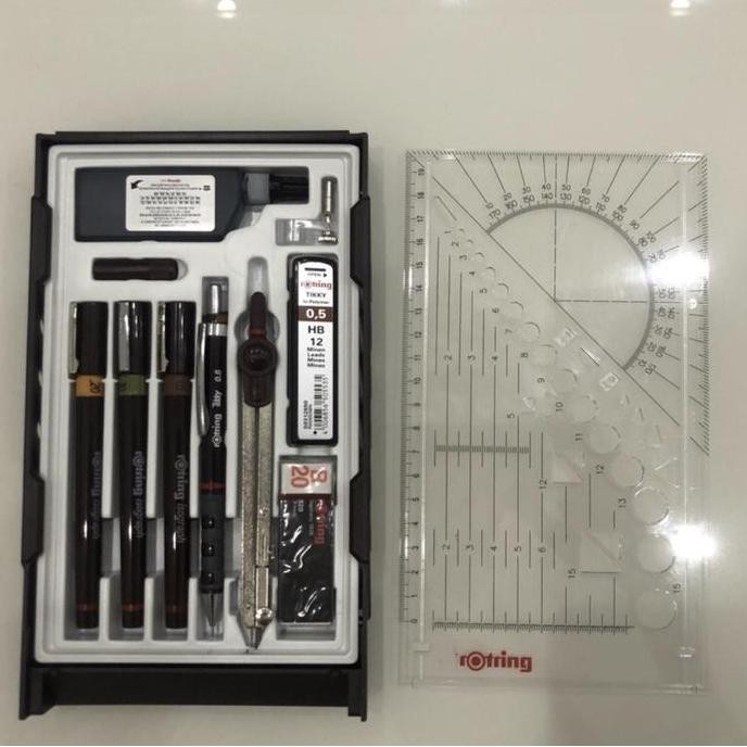 

Rotring college set Isograph 0.2/ 0,3/ 0,5 MURAH