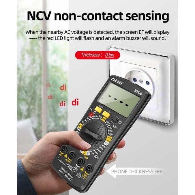 ANENG SZ08 Digital Multimeter Multitester Avometer Voltage Tester