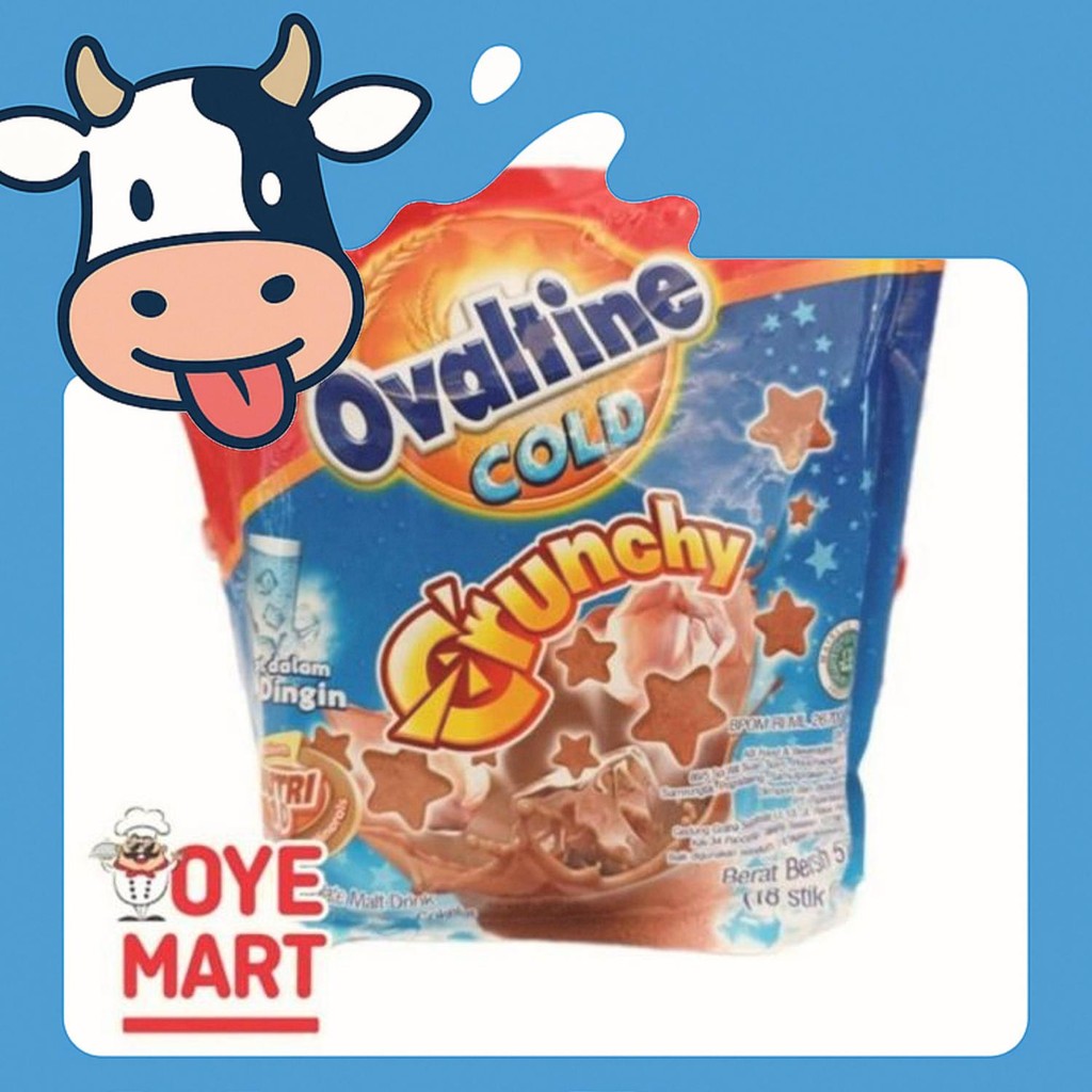

Ovaltine Cold Crunchy 32Gr X 18 Stik / Susu Bubuk Coklat Stik