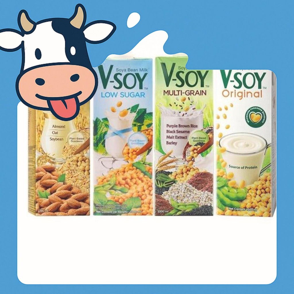 

Terbaru Susu Kedelai V Soy 1 Liter All Varian/V Soy Original Low Sugar Multi G