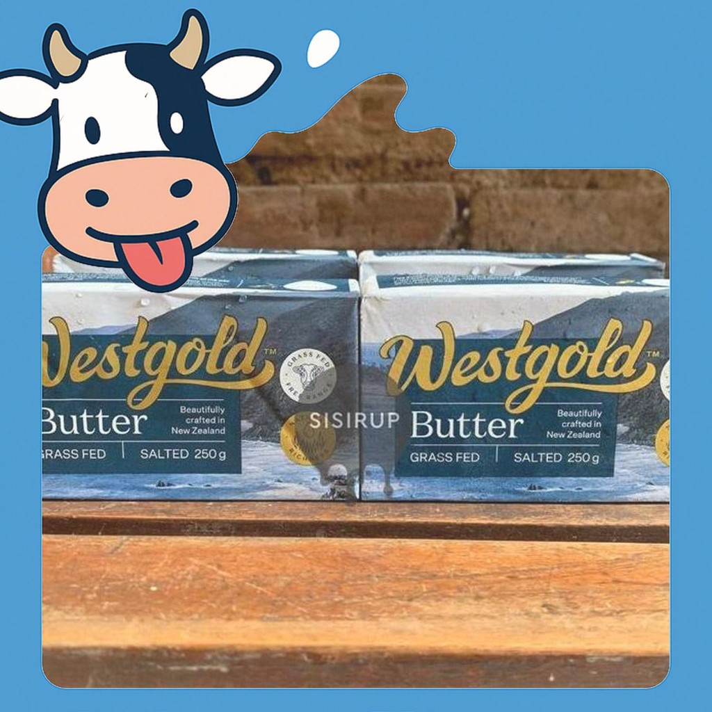

Free Ongkir Westgold Salted Butter 250 Gr / Buter / Mentega / Salted