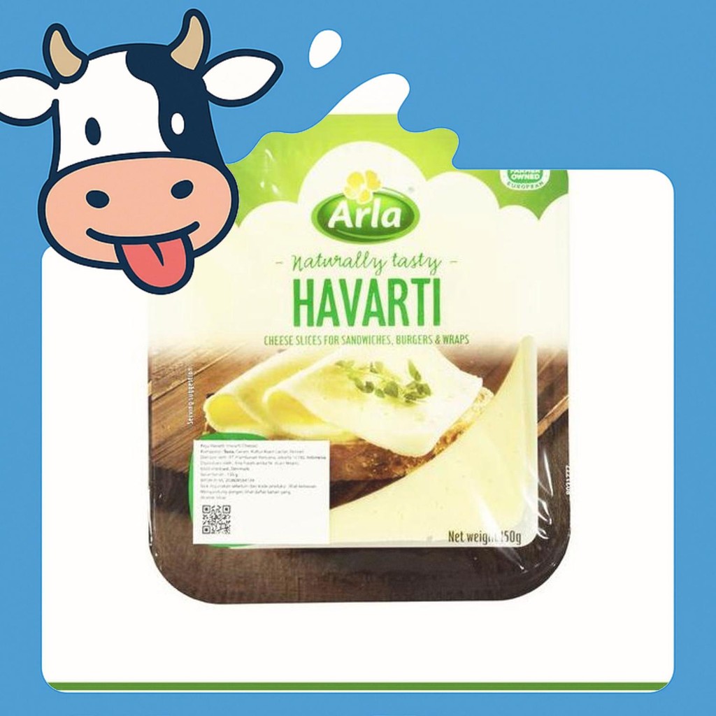 

Kualitas Terbaik Arla Havarti Cheese Slices / Keju Slice , Halal 150G