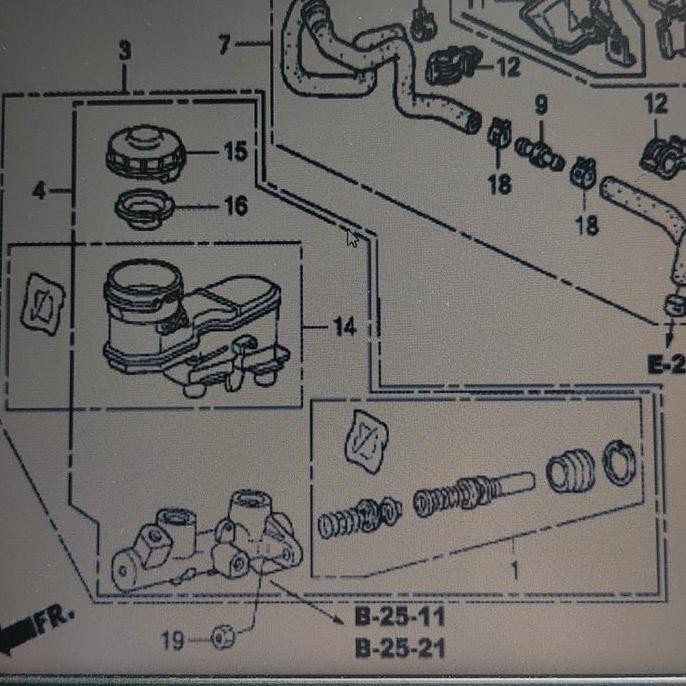 Master Rem Honda Accord 2004 CM5