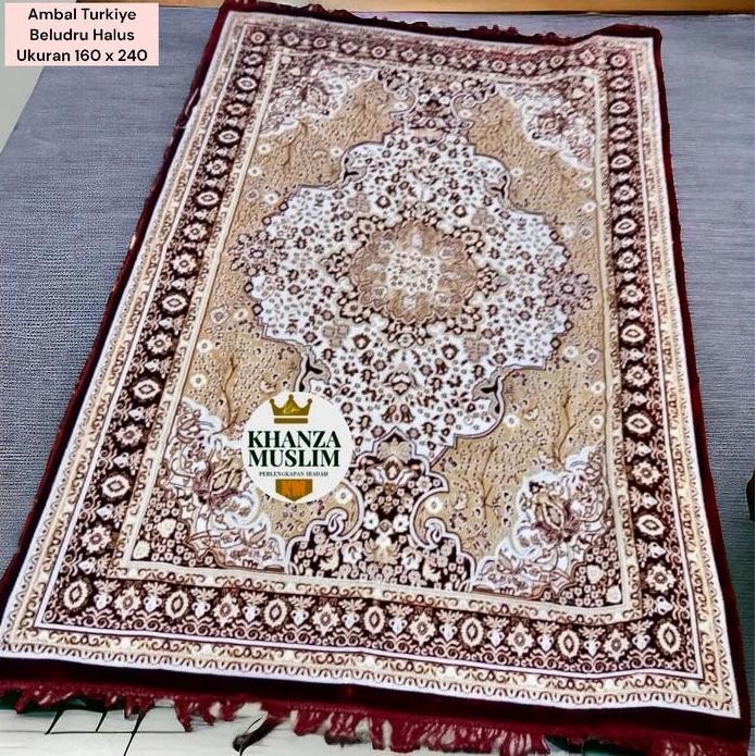 ready HAMBAL TURKIYE/KARPET LIPAT MEWAH Bulu Lembut Nyaman