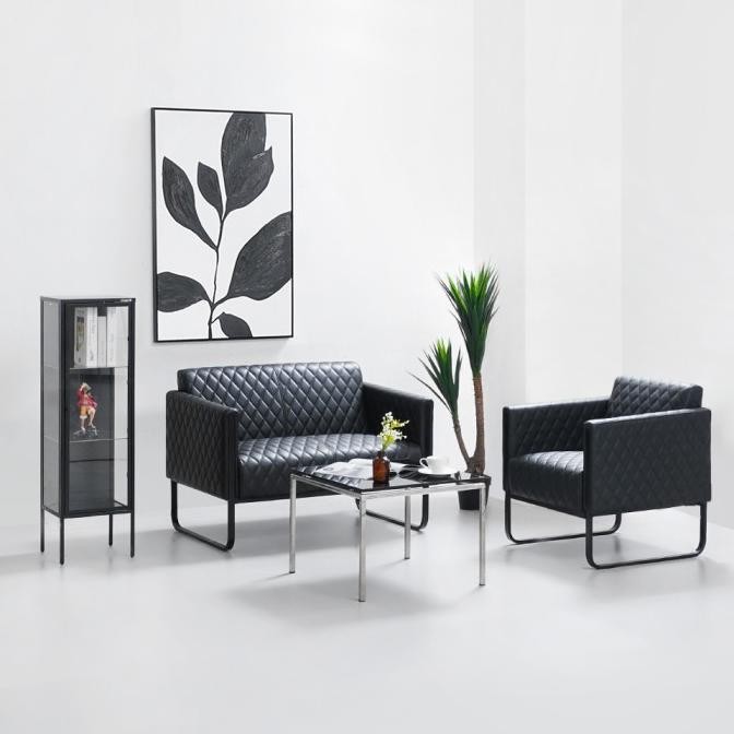 Informa Spencer Curio Lemari Pajang 3 Tingkat - Hitam Display Cabinet Kabinet Koleksi Pajangan Furni