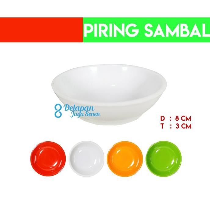 (Expert) Piring Sambal Melamin | Piring Sambal Bulat | Pisin Tempat Sambal