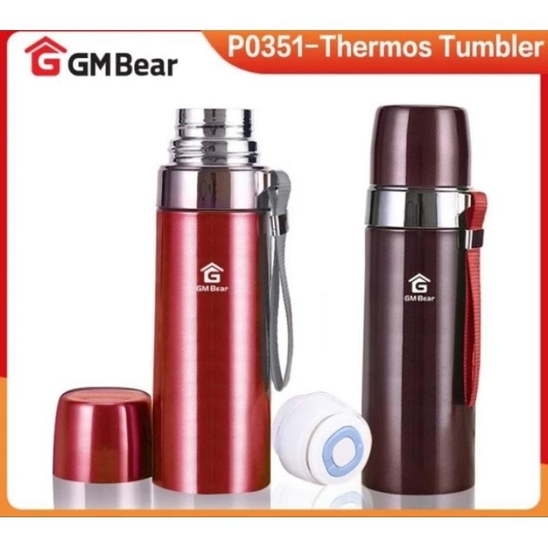Promo Gm Bear Termos Stainless Steel 500Ml  - Termos Tumblr Hot & Cold