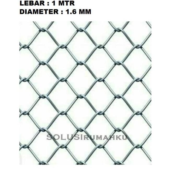 Kawat Harmonika 1 meter x tebal 1.6 mm / Ram Wajik Kandang Hewan Pagar