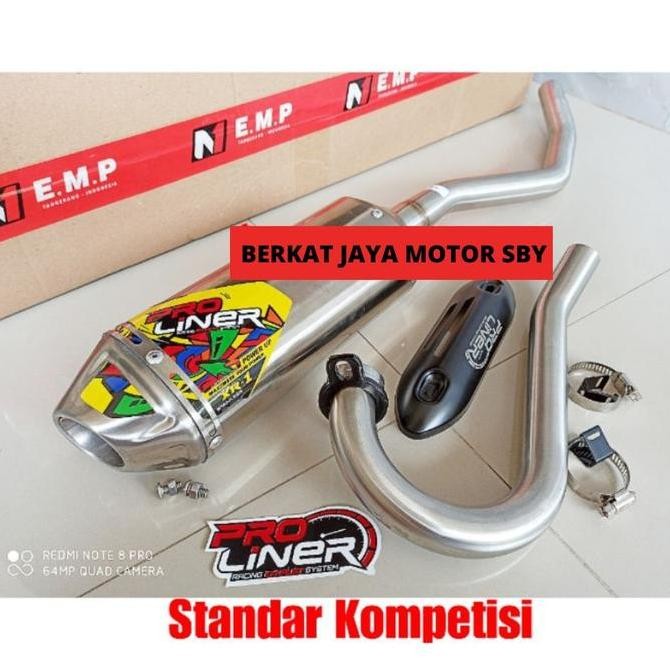 Murah Knalpot Pro Liner Proliner Xr1 Xr 1 Crf 150 Klx 150 Wr 155 Original
