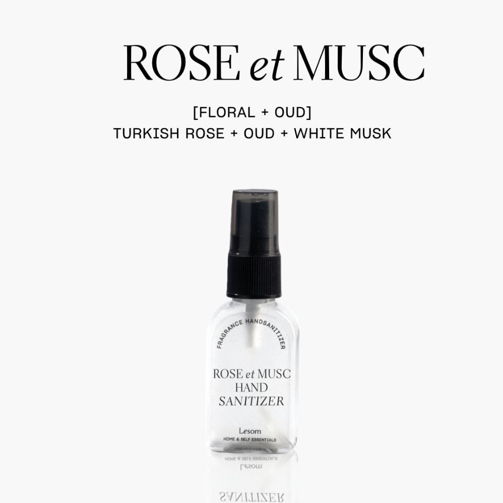 Lesom Rose et Musc Hand Sanitizer 30ml