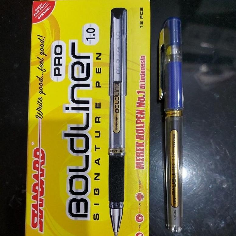 

Pulpen Boldliner Standard Pro 1.0 - Pulpen Tebal Dan Halus Tulis Original