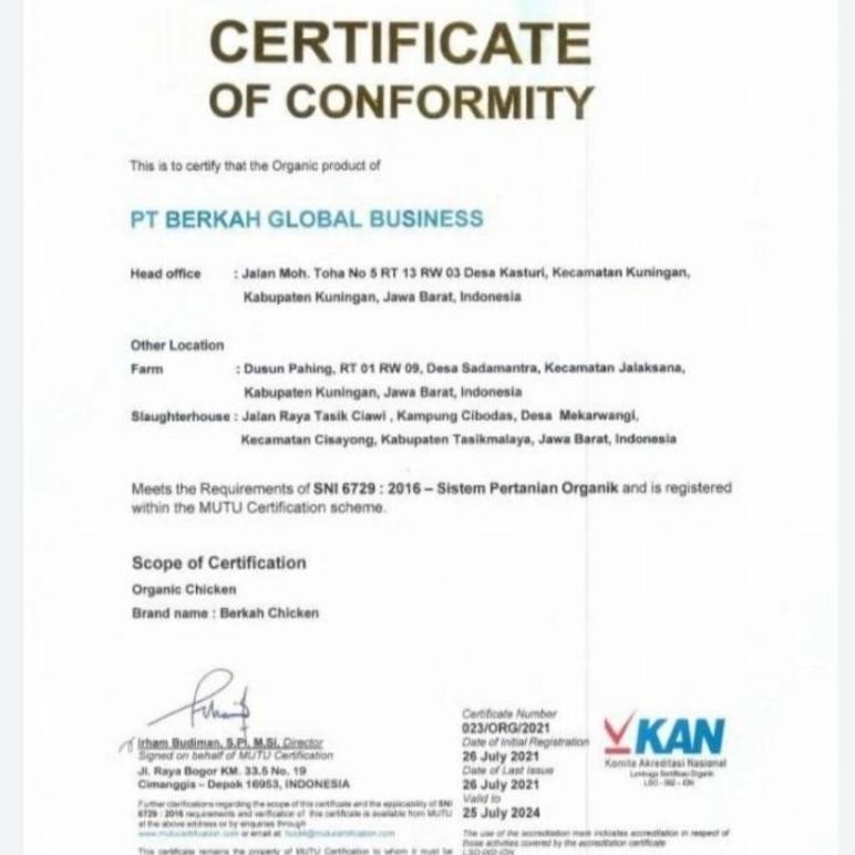 

Fillet Dada Ayam Organik Berkah Chicken | Ayam Probiotik Tanpa Suntik 1Kg Original