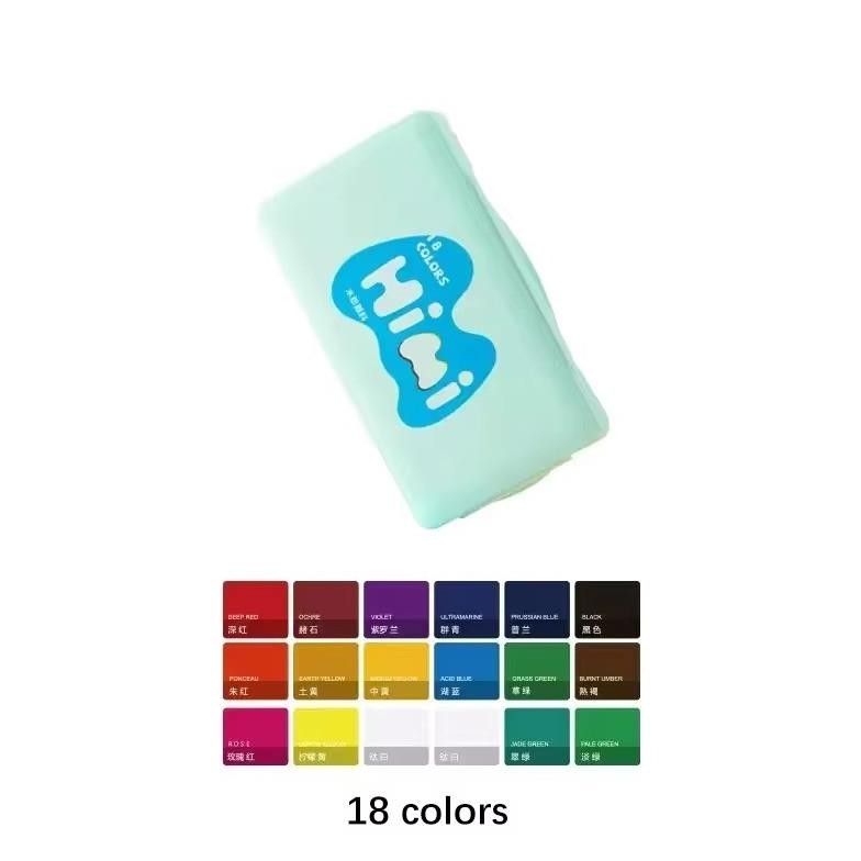 

Miya Himi Gouache Paint Set 18 Include 7 Brush & 1 Palet Terlaris