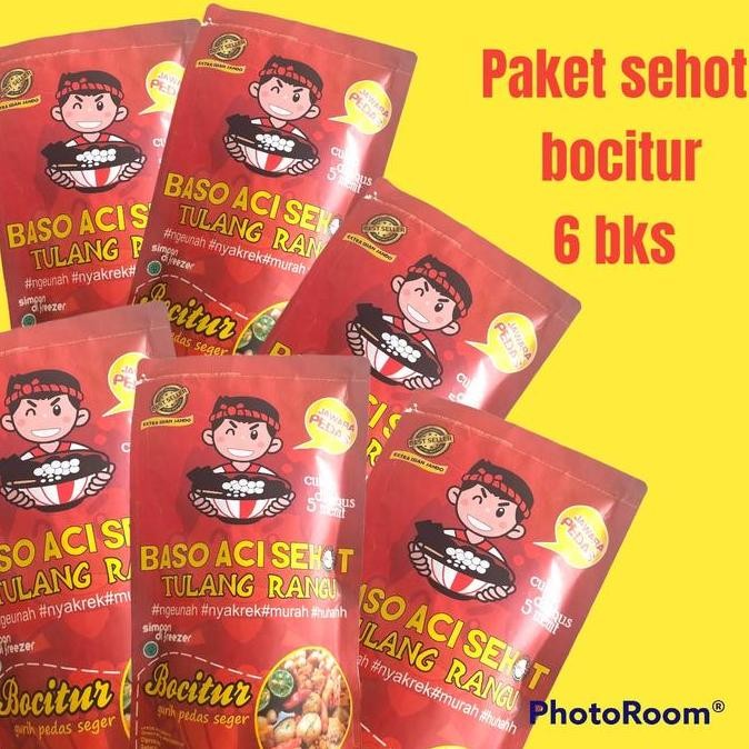 

Paket bundling baso aci tulang rangu (bocitur) sehot isi 6 bungkus Bawang Food Pedas Kuah SHA