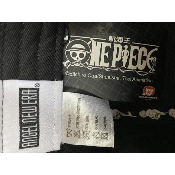 Promo Ready Stock Topi New Era Angel X One Piece Monkey D Luffy Skull Collab Anime Black White Truck