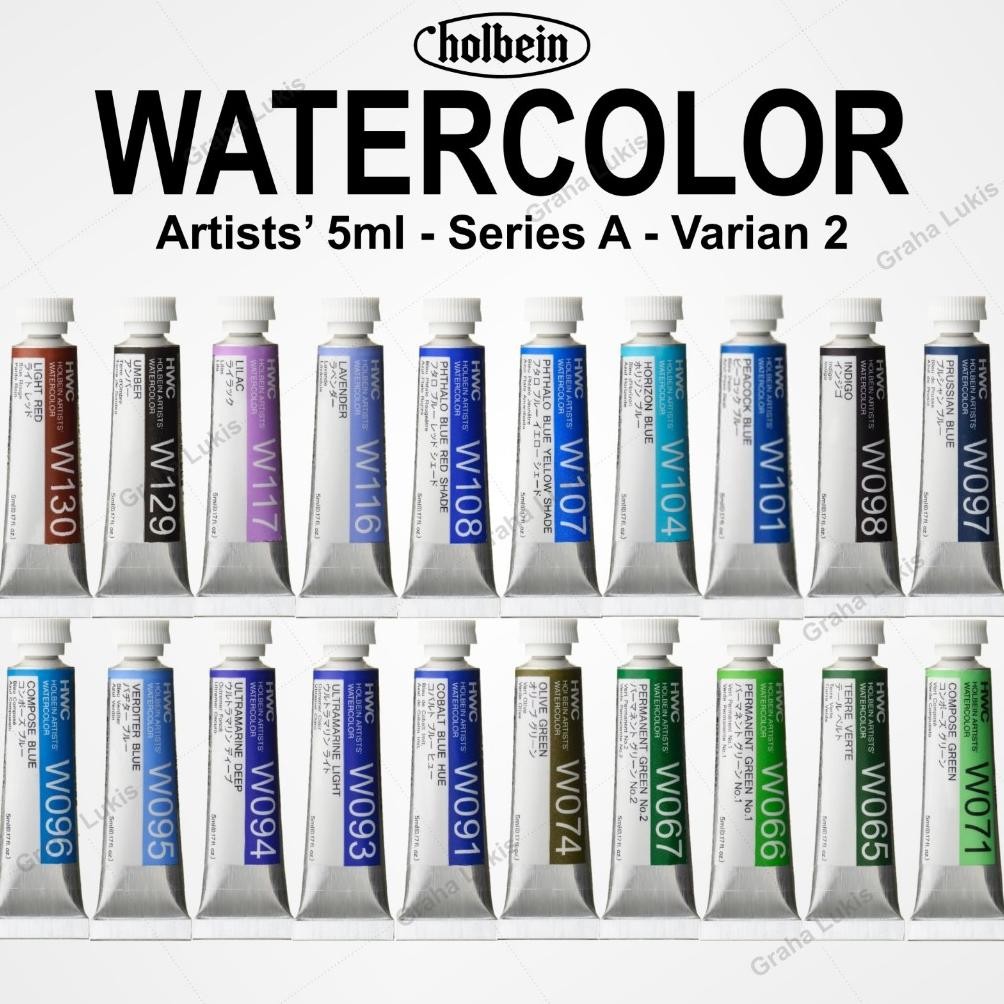 

Holbein Artists' Watercolour 5ml - Serie A Varian 2 Terlaris