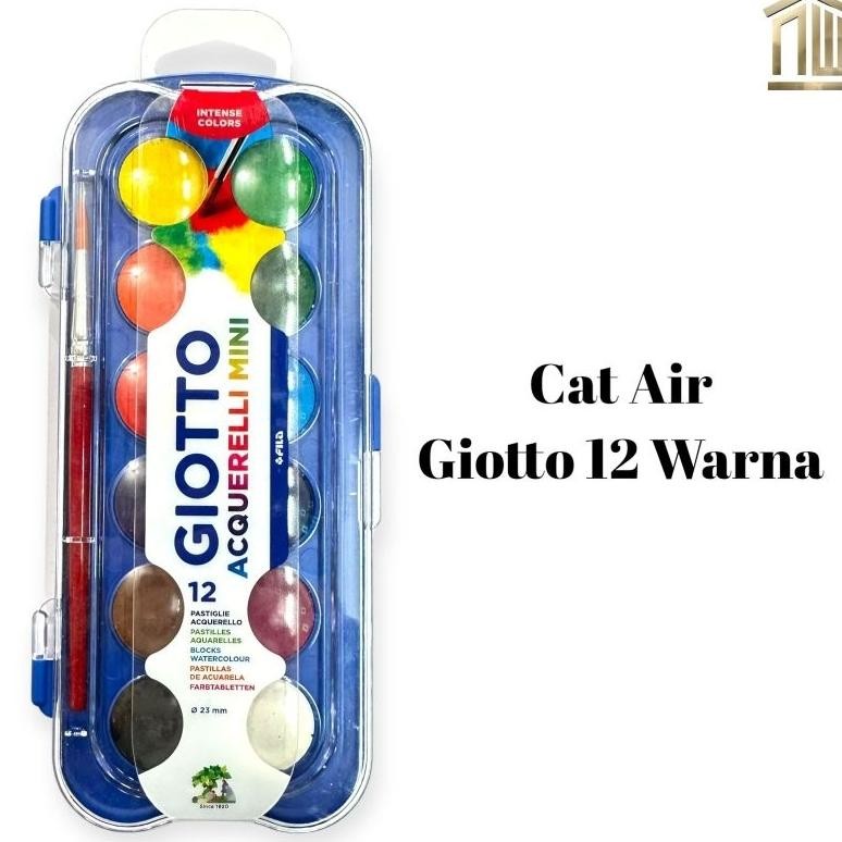

Cat Air Giotto / Giotto Acquerelli Mini Watercolour Cake Set Warna Terlaris