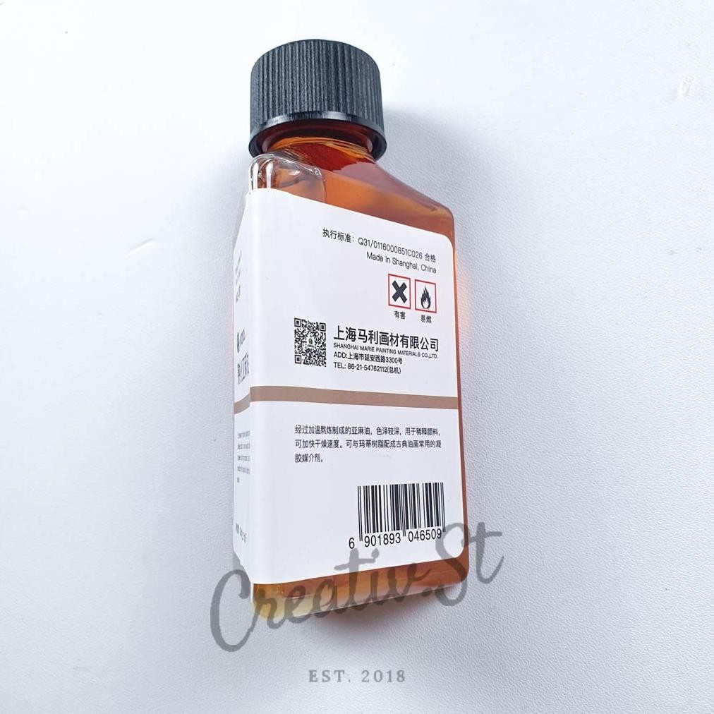 

MARIES Boiled Linseed Oil 100 Ml Mo-1061 Cairan Pencampur Cat Minyak Terlaris