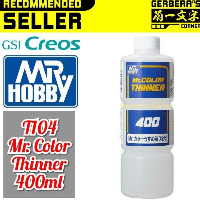 

Mr Color T104 Mr Color Thinner 400ml - Mr. Hobby - Lacquer Paint Terlaris