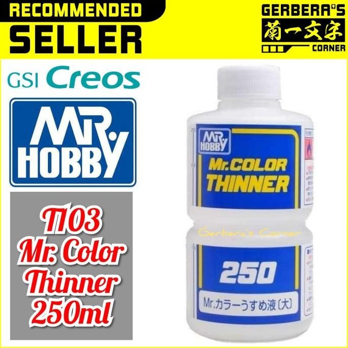 

Mr Color T103 Mr Color Thinner 250ml - Mr. Hobby - Lacquer Paint Terlaris