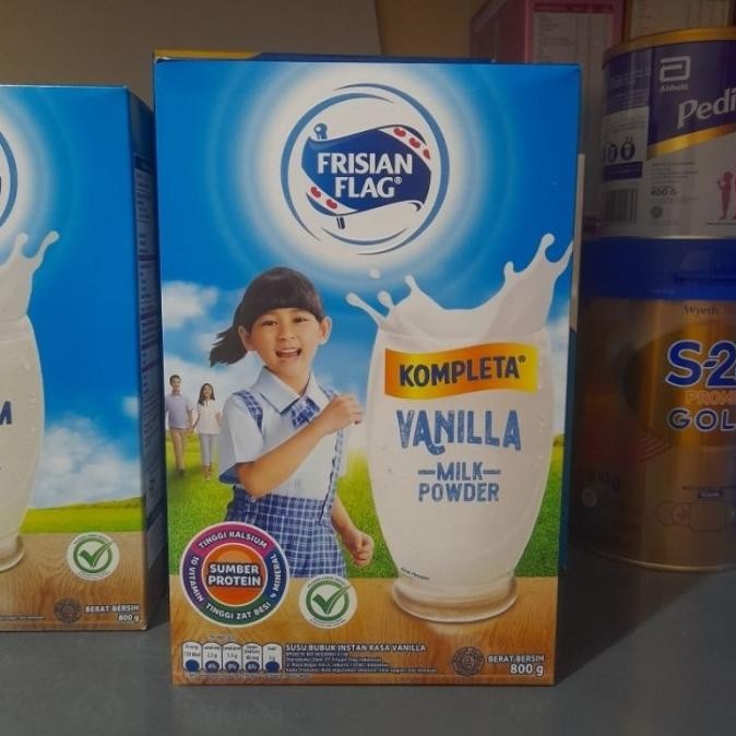 

(Expert) FRISIAN FLAG Kompleta Vanilla 800gr Susu Bubuk Vanila