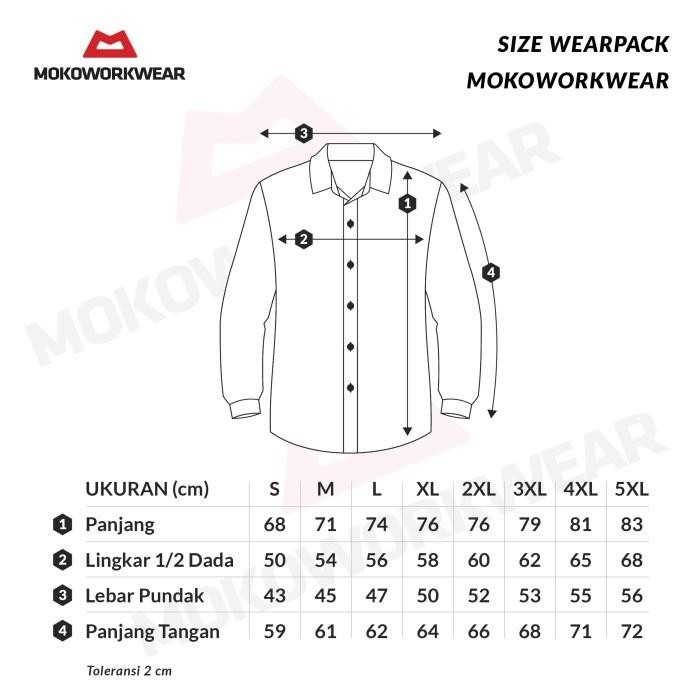 Wearpack Safety Mokoworkwear / Baju Safety / Pakaian Proyek / Tambang Original Dan Terpercaya