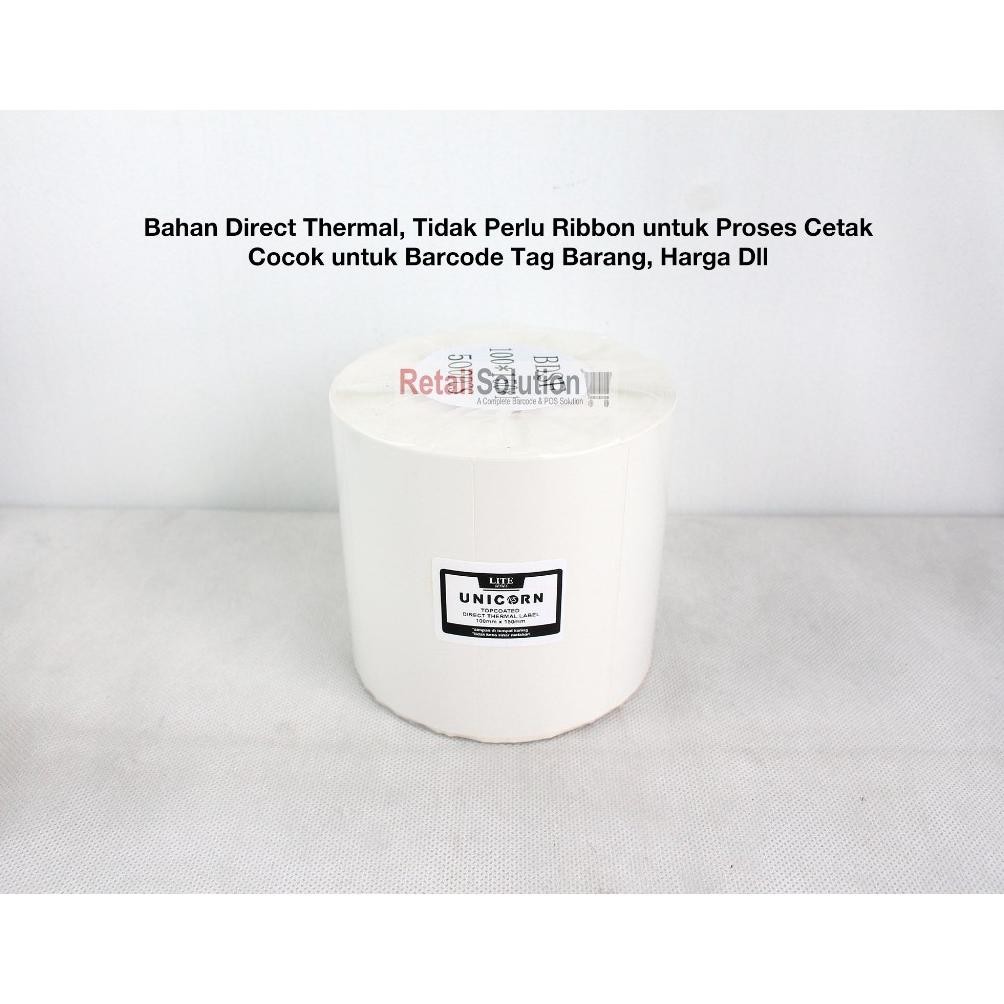

Label Thermal Resi Stiker 100x150 mm / 100 X 150 Mm / 100x150mm 500Pcs RB07