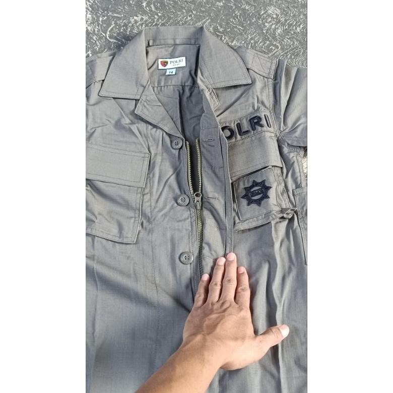 Seragam PDL Tactical Hijau Brimob kotak 2022/2023