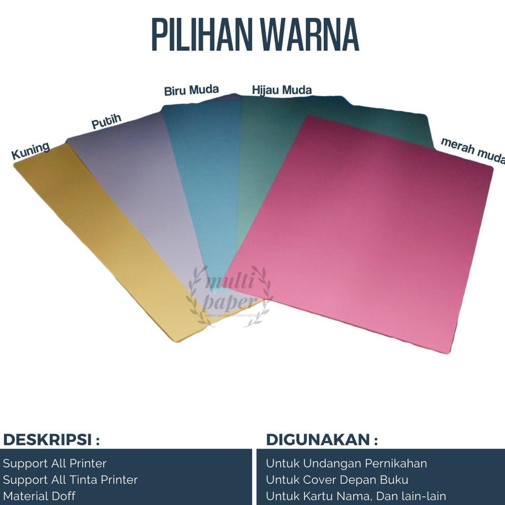 

Kertas Tik A4 200 Gsm Isi 30 Lembar / Kertas Karton Tik RB07