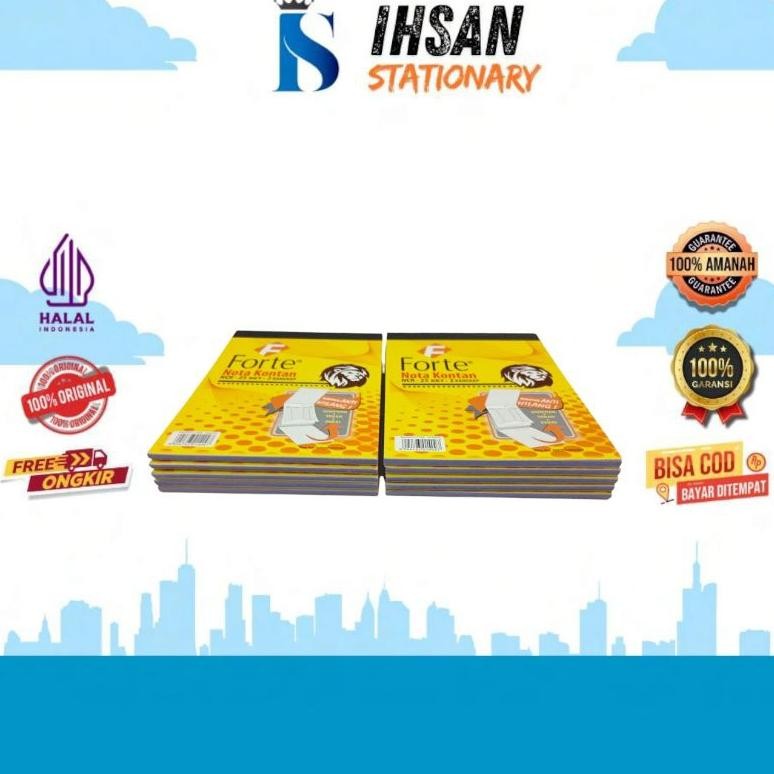 

Nota kontan k2 Forte 2 ply isi 10 buku (1 pak) RB07