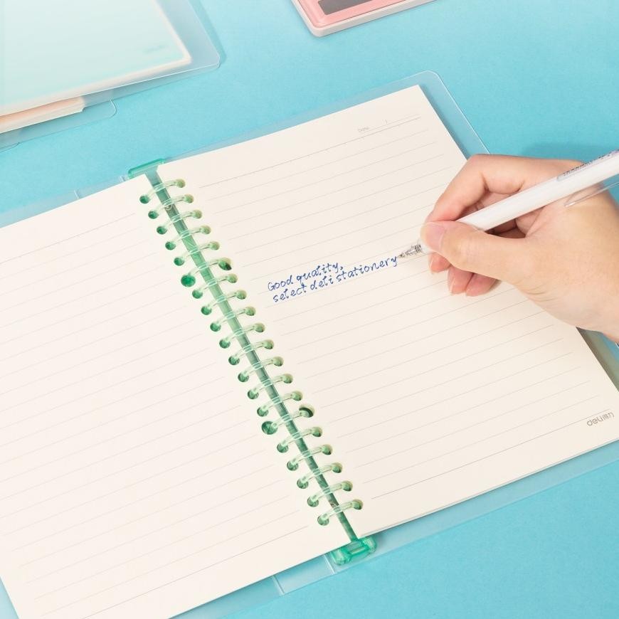 

Deli QHB560 Buku Vivid Loose Leaf Binder B5 60 Halaman Warna Pastel RB07